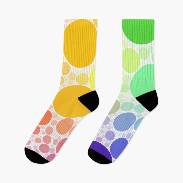 Item preview, Rainbow Bubbles Polka Dots Pattern designed and sold by patternsoup.