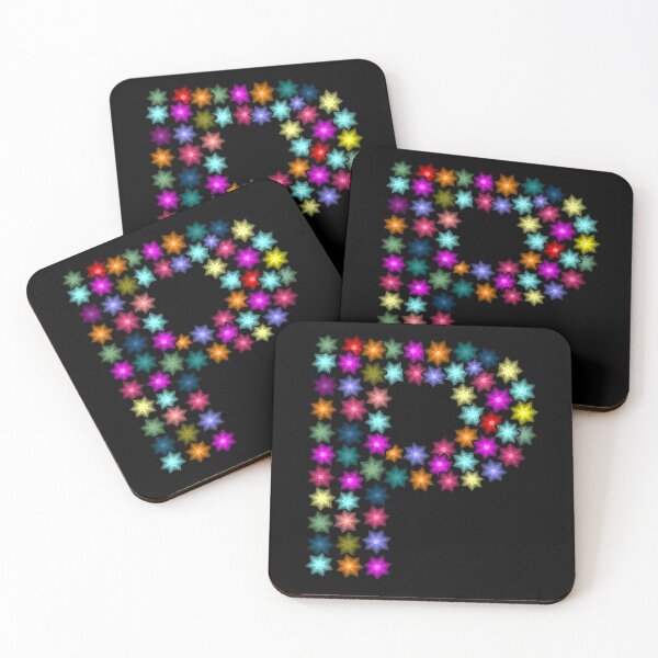 Item preview, La letra P Granny Chic en negro designed and sold by Art in My Loft.