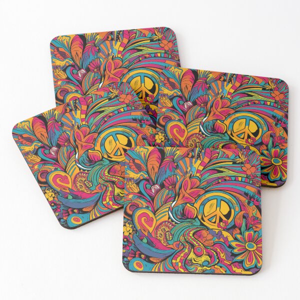 Item preview, Psychedelic hippie retro trippy designed and sold by martin max.