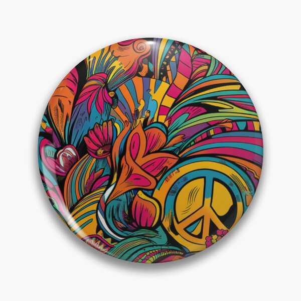 Item preview, Psychedelic hippie retro trippy designed and sold by martin max.