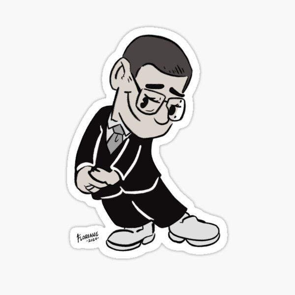 Steamboat Johnny (Just Him) Sticker