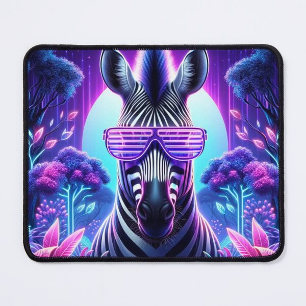 Item preview, Surreal Neon Zebra designed and sold by AmigosFurEver.