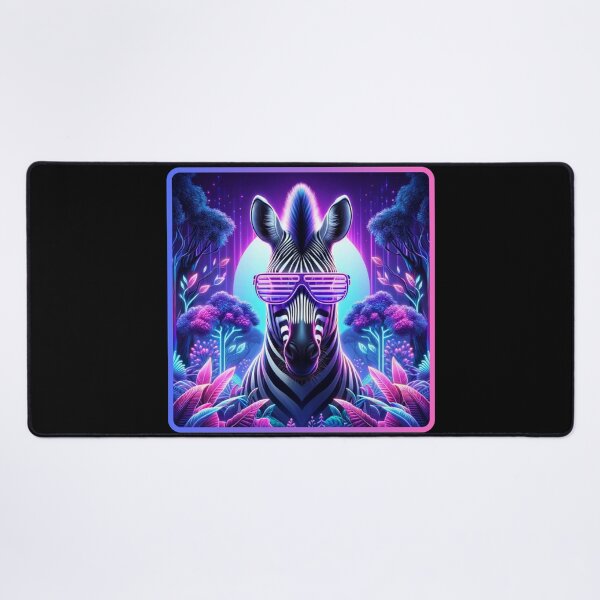 Item preview, Surreal Neon Zebra designed and sold by AmigosFurEver.