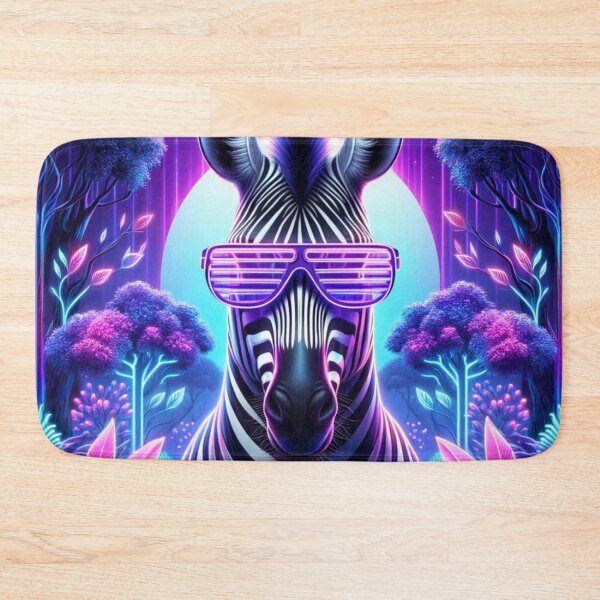 Item preview, Surreal Neon Zebra designed and sold by AmigosFurEver.