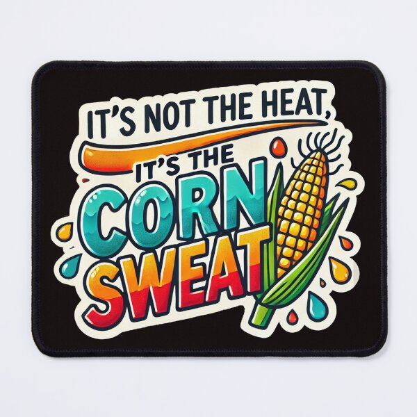 Item preview, Funny Midwest Humidity, It's not the Heat it's the Corn Sweat, Iowa Hot Summer designed and sold by CatbirdZen.