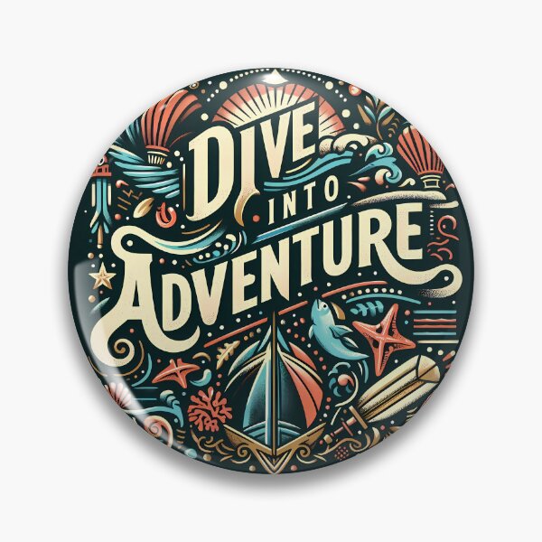 Item preview, Dive into Adventure, typography designed and sold by maxmaj.