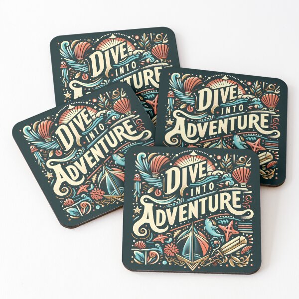 Item preview, Dive into Adventure, typography designed and sold by maxmaj.