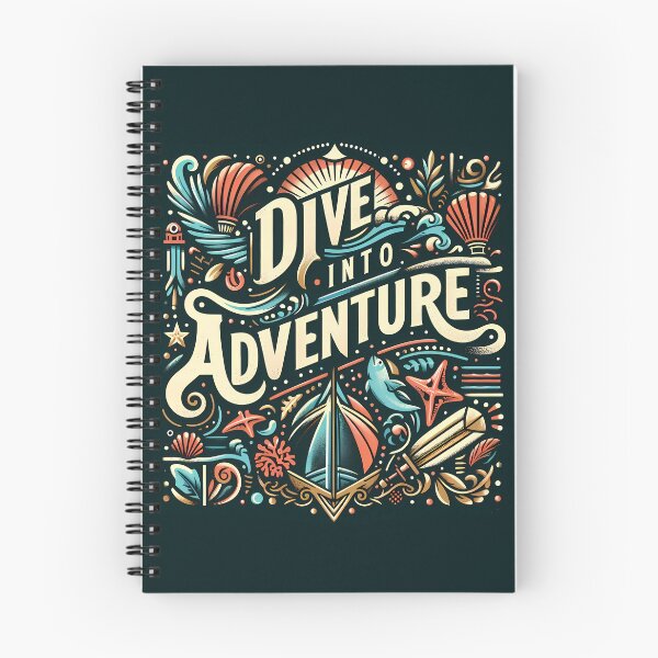 Item preview, Dive into Adventure, typography designed and sold by maxmaj.