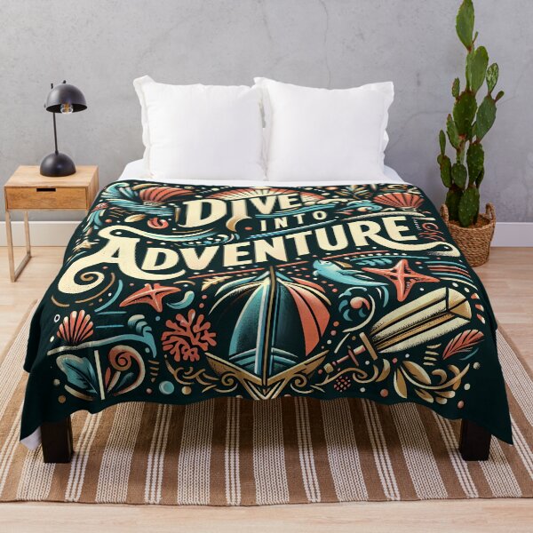 Item preview, Dive into Adventure, typography designed and sold by maxmaj.