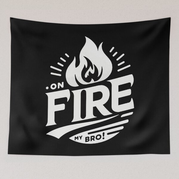 Item preview, On Fire Bro designed and sold by iwzzuel.