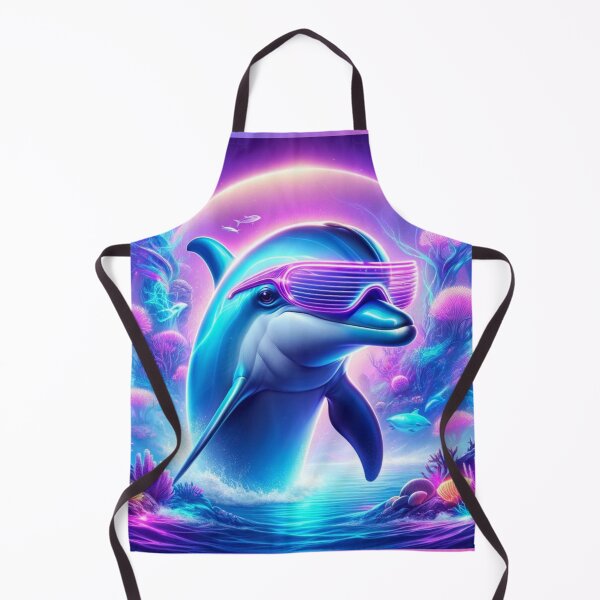 Item preview, Dolphin Neon Oceanic designed and sold by AmigosFurEver.