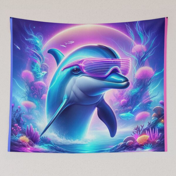 Item preview, Dolphin Neon Oceanic designed and sold by AmigosFurEver.