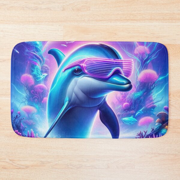 Item preview, Dolphin Neon Oceanic designed and sold by AmigosFurEver.