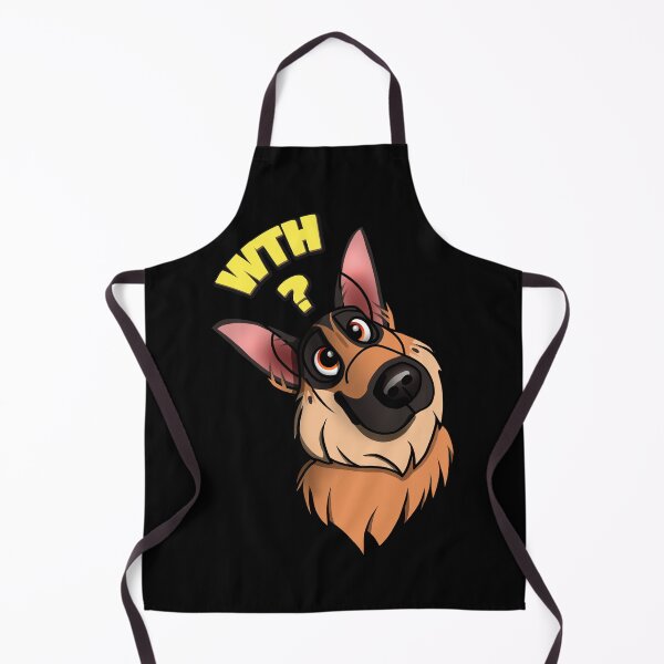 Item preview, WTH German Shepherd head tilting designed and sold by polygrafix.