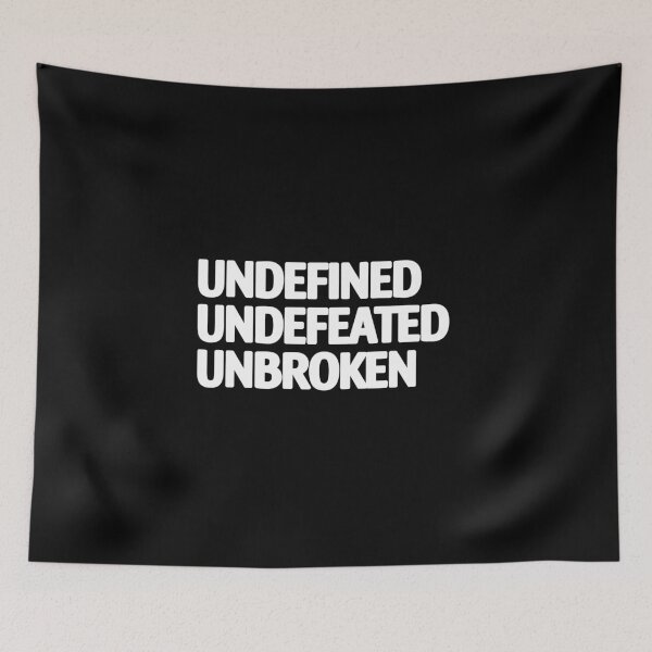 Item preview, UNDEFINED UNDEFEATED UNBROKEN  designed and sold by THELOSTHOUSE.