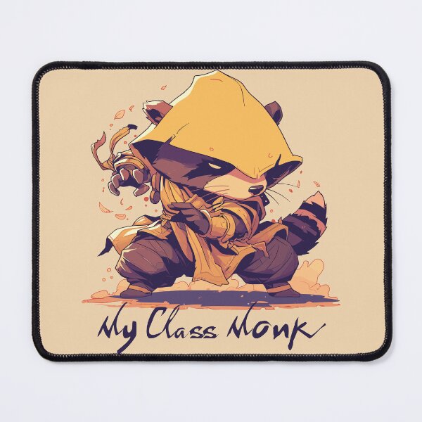 Item preview, Raccoon My Class Monk designed and sold by myanko.