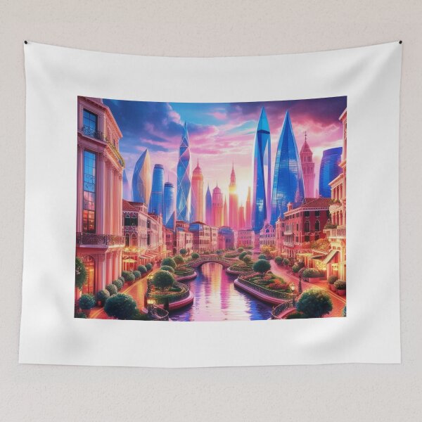 Item preview, Dreamlike Urban Wonderland: Photorealistic Cityscape designed and sold by eprojetoas.