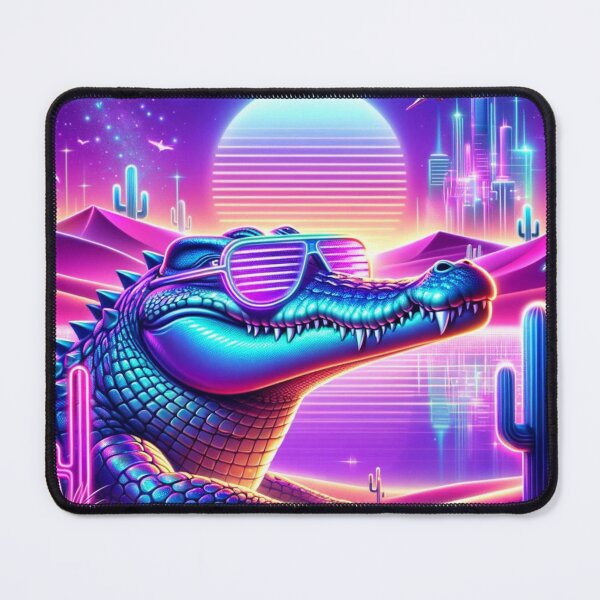 Item preview, Solar Neon Alligator designed and sold by AmigosFurEver.