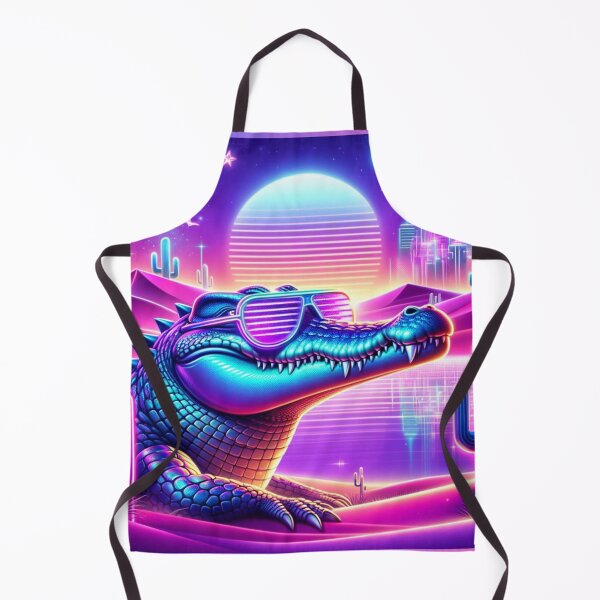 Item preview, Solar Neon Alligator designed and sold by AmigosFurEver.