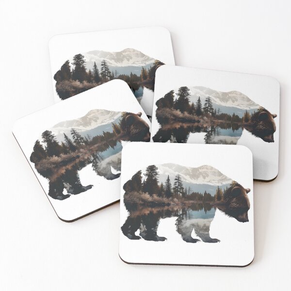 Item preview, Bear Wilderness designed and sold by ArtbyAiGallery.