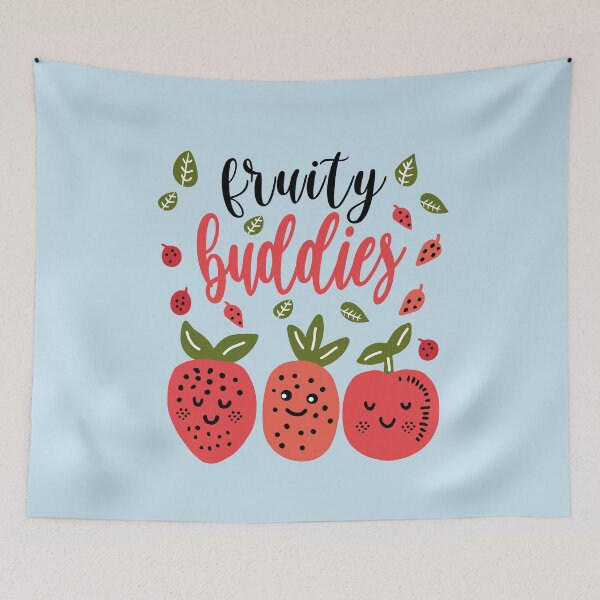 Artikelvorschau, Fruity Buddies Süßes Maskottchen Früchte entworfen und verkauft von NosandEdgy.