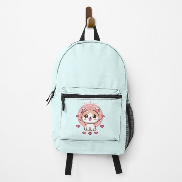 Item preview, Kawaii kitty and hearts designed and sold by artly-me.
