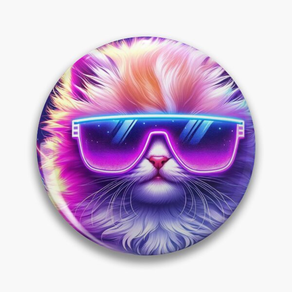 Item preview, Stellar Neon Kitten designed and sold by AmigosFurEver.