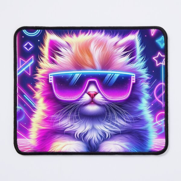 Item preview, Stellar Neon Kitten designed and sold by AmigosFurEver.