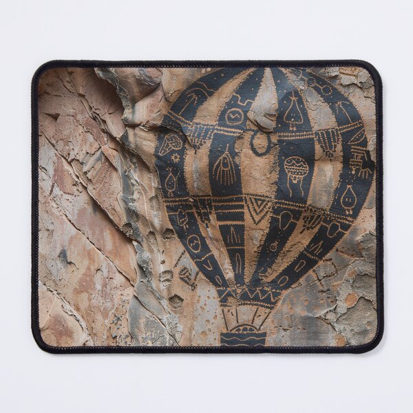 Item preview, Hot air balloon over rock formation designed and sold by DeMuurdecoratie.