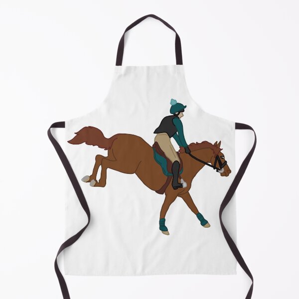 Item preview, Landing The Jump- Chestnut/ Teal designed and sold by Abby Art Studio.
