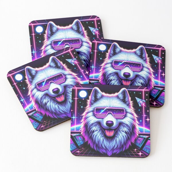 Item preview, Galactic Neon Wolf designed and sold by AmigosFurEver.