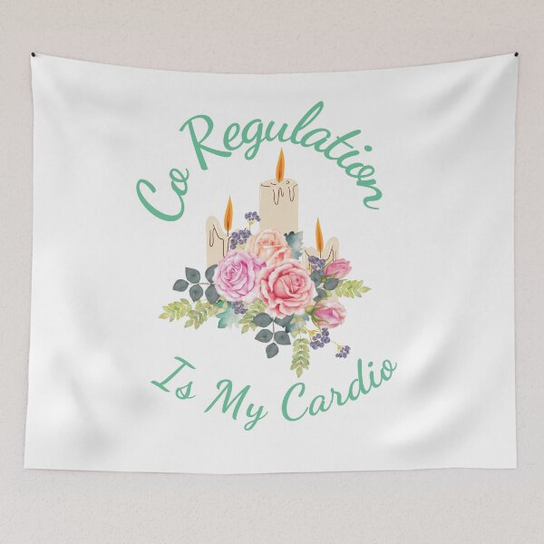 Item preview, Flower Candle Co Regulation Is My Cardio designed and sold by Wiss2Arts.