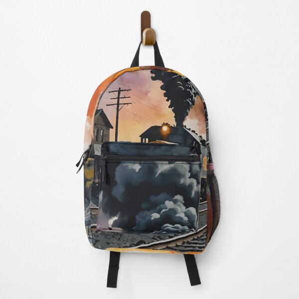 Item preview, Train At Dusk designed and sold by Paw's Arts.