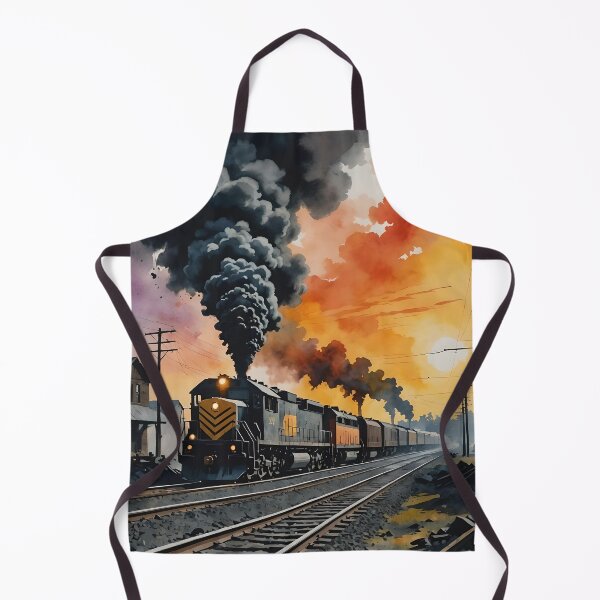 Item preview, Train At Dusk designed and sold by Paw's Arts.