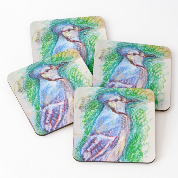 Item preview, Textured Pastel Blue Jay designed and sold by Charf-ly.