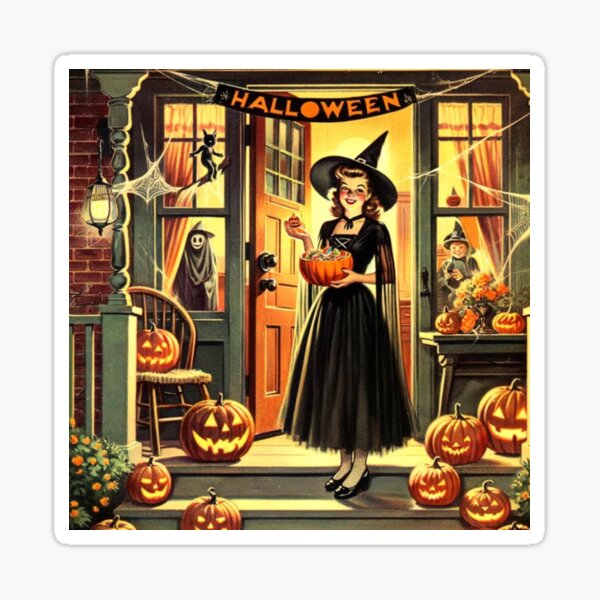 Artikel-Vorschau von Antike Hexen-Halloween-Illustrationen, designt und verkauft von deadlyfilms79.