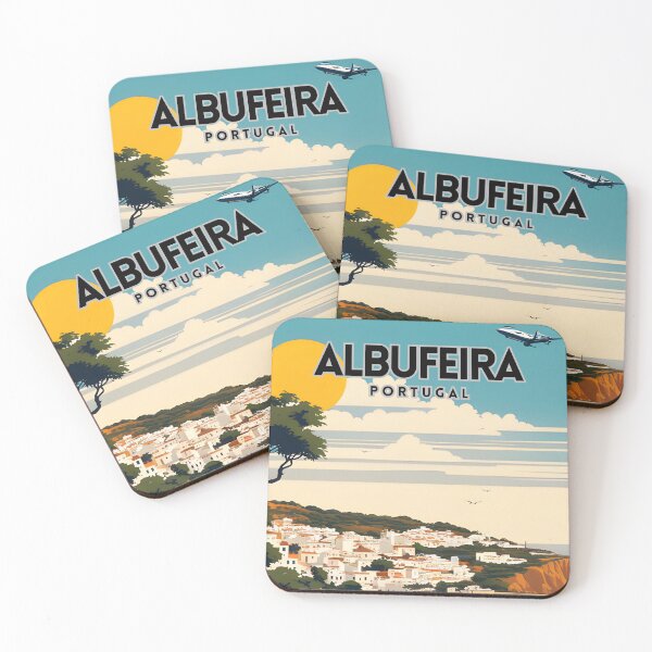 Item preview, Albufeira Portugal Travel Art Poster designed and sold by ZionPosteria.