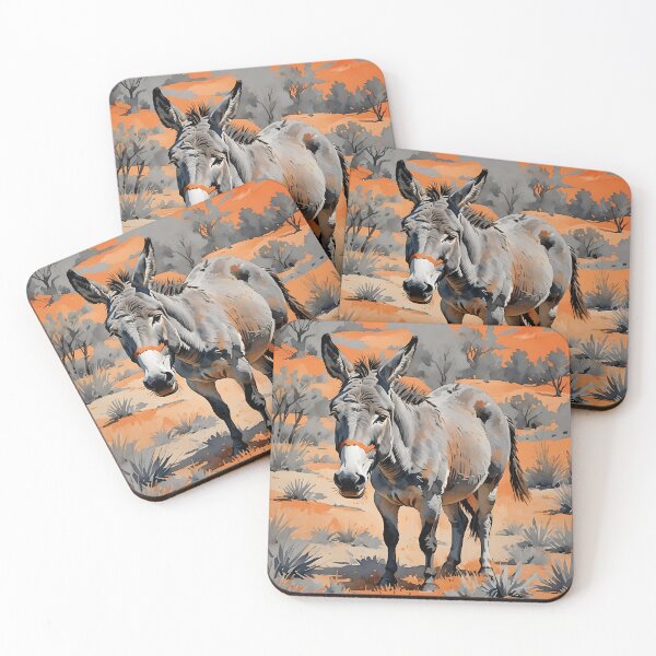 Item preview, A Gray Donkey In The Desert  designed and sold by Paw's Arts.