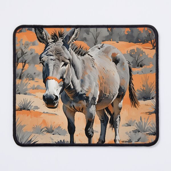 Item preview, A Gray Donkey In The Desert designed and sold by Paw's Arts.