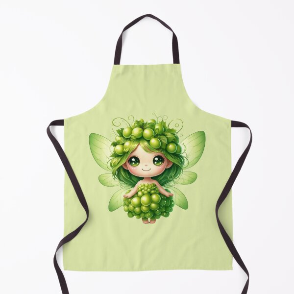 Artikelvorschau, Niedliche Kawaii Grüne Weintrauben Fee Anime Mädchen Elfen Natur Sommer entworfen und verkauft von Annika Shurafa.
