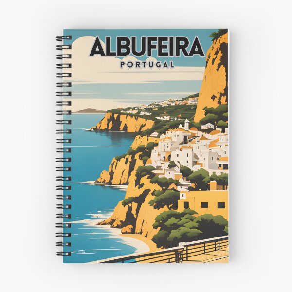 Item preview, Albufeira Portugal Vintage Poster designed and sold by ZionPosteria.