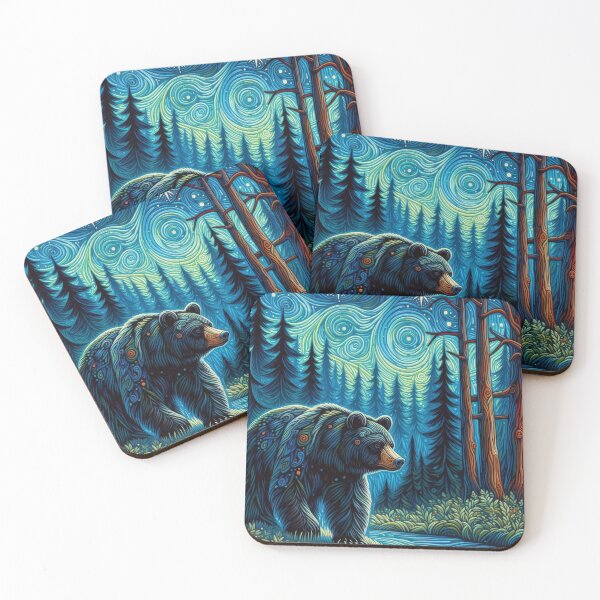 Item preview, Manitou Makwa(Anishinaabe for "Spirit Bear") designed and sold by LilCrow22.