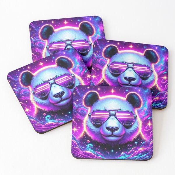 Item preview, Galactic Neon Panda designed and sold by AmigosFurEver.