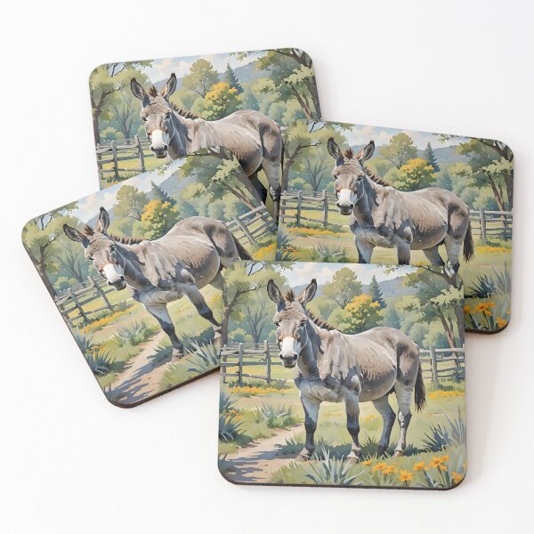 Item preview, Curious Donkey In The Country designed and sold by Paw's Arts.