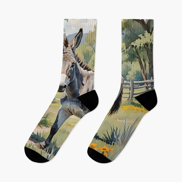 Item preview, Curious Donkey In The Country designed and sold by Paw's Arts.