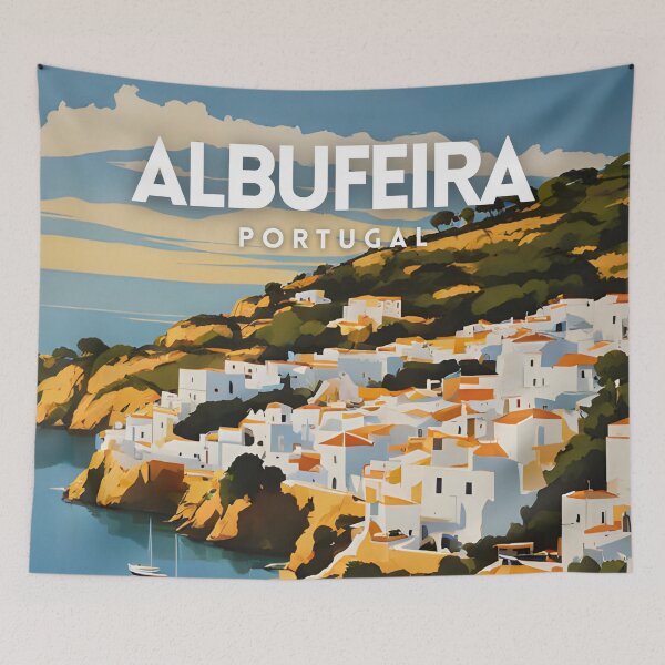 Item preview, Albufeira Traditional Poster designed and sold by ZionPosteria.