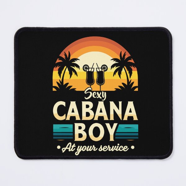 Item preview, Cabana Boy At Your Service Pool Party Bartender designed and sold by Dressed For  Duty.