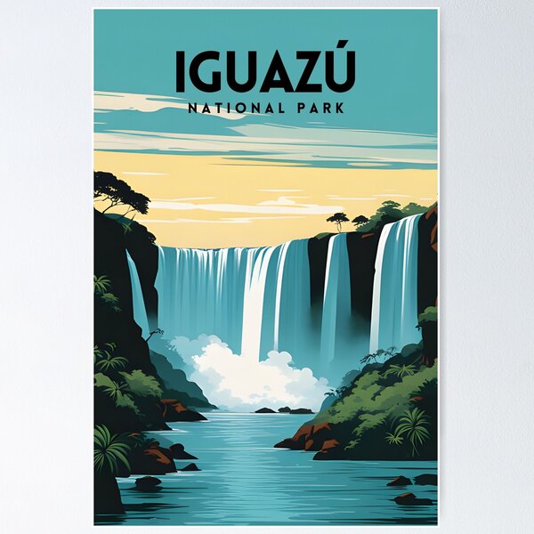 Item preview, Iguazu National Park Argentina Vintage Travel designed and sold by ZionPosteria.