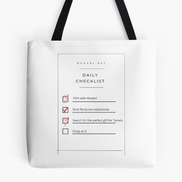 Item preview, Bahari Bay Checklist designed and sold by Cariselle CozyCorner.