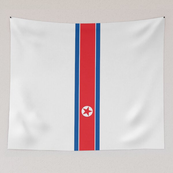 Item preview, North Korea Flag designed and sold by Candie-Shop.
